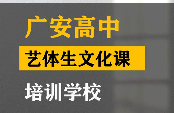 广安音乐生文化课培训班,高中文化课培训学校