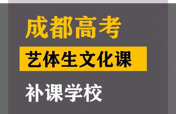 成都金牛区艺体生文化课补习机构,高考文化课冲刺学校